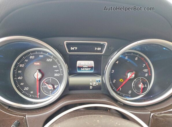 4JGDF6EE0JB016207 2018 MERCEDES-BENZ GLS Blue Widok zestawu wskaźników