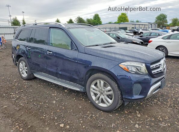 4JGDF6EE0JB016207 2018 MERCEDES-BENZ GLS Blue Przód prawy