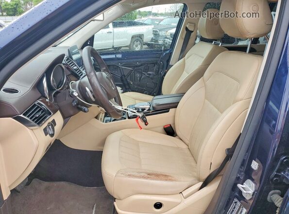 4JGDF6EE0JB016207 2018 MERCEDES-BENZ GLS Blue Widok wnętrza z przodu