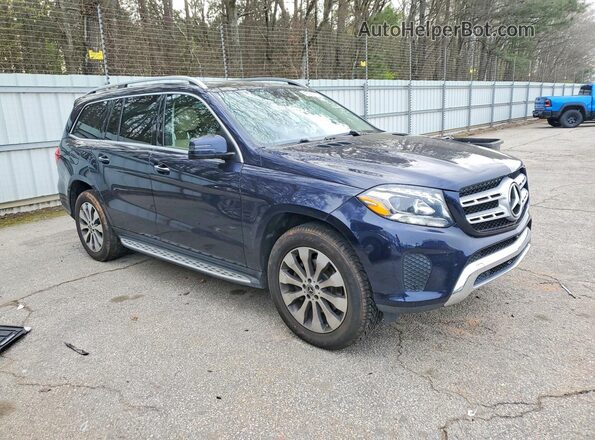 4JGDF6EE0JB029443 2018 MERCEDES-BENZ GLS Blue Przód prawy