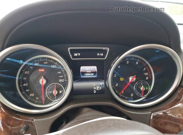 4JGDF6EE0JB029443 2018 MERCEDES-BENZ GLS Blue Widok zestawu wskaźników