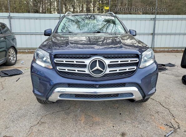 4JGDF6EE0JB029443 2018 MERCEDES-BENZ GLS Blue Widok z przodu