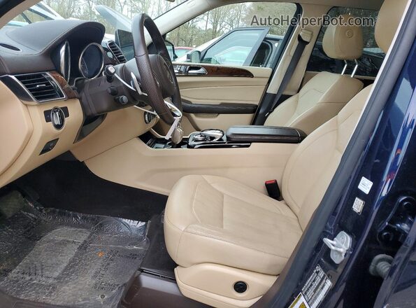 4JGDF6EE0JB029443 2018 MERCEDES-BENZ GLS Blue Widok wnętrza z przodu