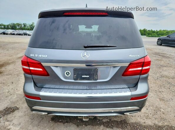 4JGDF6EE0JB103802 2018 MERCEDES-BENZ GLS Серый Вид сзади