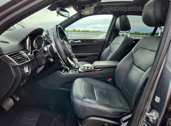 4JGDF6EE0JB103802 2018 MERCEDES-BENZ GLS Серый Вид салона спереди