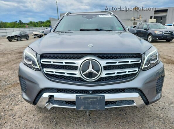 4JGDF6EE0JB103802 2018 MERCEDES-BENZ GLS Серый Вид спереди