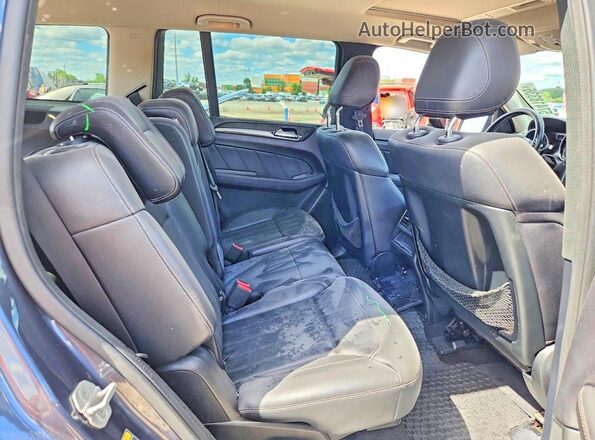 4JGDF6EE1GA624462 2016 MERCEDES-BENZ GL-CLASS Black Widok wnętrza z tyłu