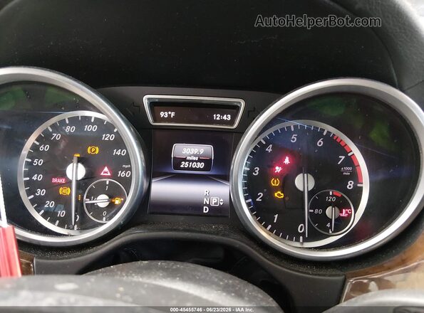 4JGDF6EE1GA665559 2016 MERCEDES-BENZ GL 450 Черный Вид задних сидений