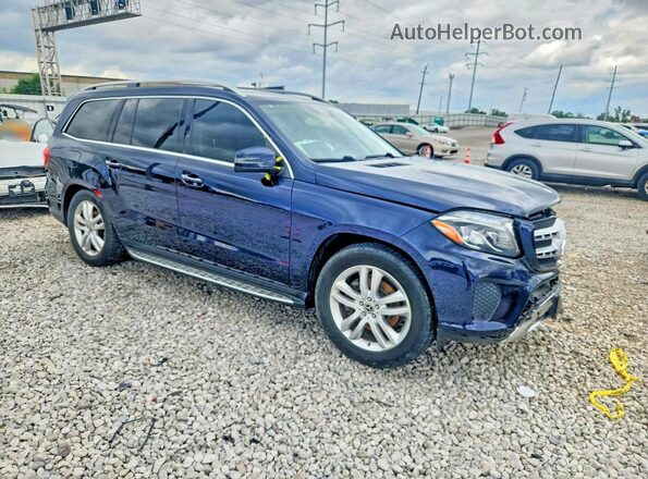 4JGDF6EE1HA947654 2017 MERCEDES-BENZ GLS Черный Передняя правая четверть