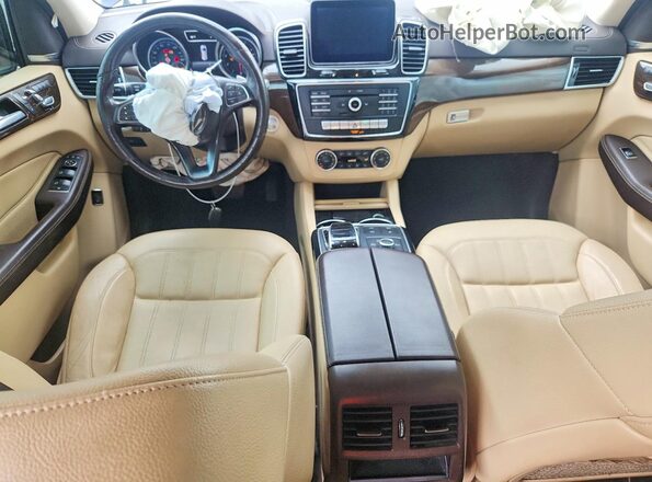 4JGDF6EE1HA947654 2017 MERCEDES-BENZ GLS Черный Вид панели приборов