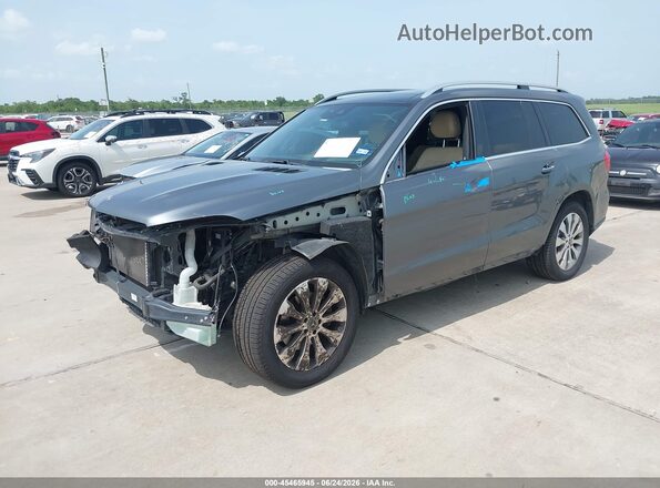 4JGDF6EE1HA968438 2017 MERCEDES-BENZ GLS 450 Gray Vista tres cuartos delantera izquierda