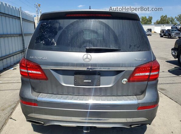 4JGDF6EE1KB239888 2019 MERCEDES-BENZ GLS Серый Вид сзади