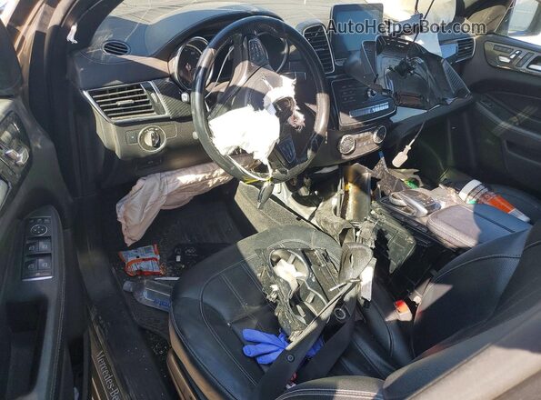 4JGDF6EE2JB005693 2018 MERCEDES-BENZ GLS Gray Vista del salpicadero
