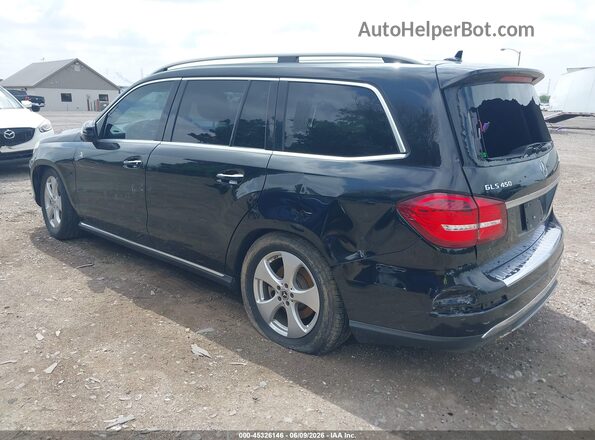 4JGDF6EE2JB132993 2018 MERCEDES-BENZ GLS 450 Черный Задняя левая четверть
