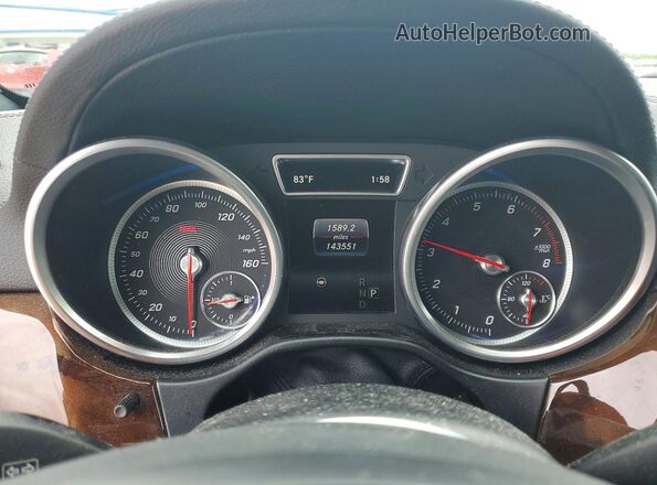 4JGDF6EE3HA779774 2017 MERCEDES-BENZ GLS Black Instrument cluster view