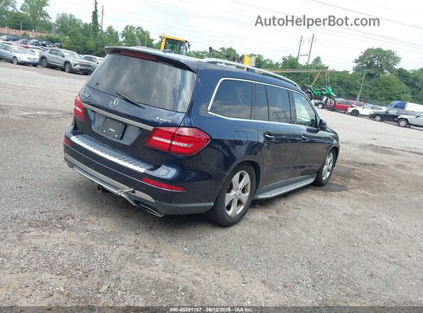 4JGDF6EE3HA787633 2017 MERCEDES-BENZ GLS 450 Blue Հետևի աջ
