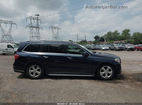 4JGDF6EE3HA787633 2017 MERCEDES-BENZ GLS 450 Blue Սալոնի հետևի տեսք