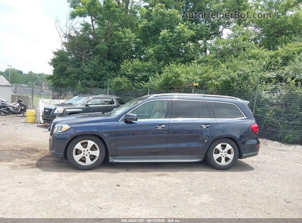 4JGDF6EE3HA787633 2017 MERCEDES-BENZ GLS 450 Blue Սալոնի 360 աստիճան տեսք