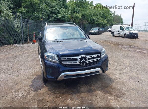 4JGDF6EE3HA787633 2017 MERCEDES-BENZ GLS 450 Blue Դիմացի տեսք