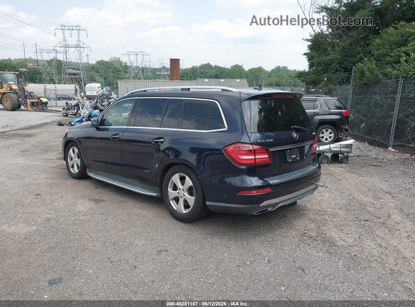 4JGDF6EE3HA787633 2017 MERCEDES-BENZ GLS 450 Blue Հետևի ձախ