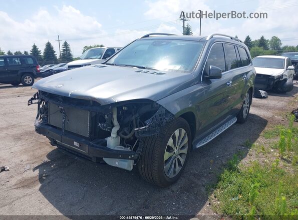 4JGDF6EE3HA874156 2017 MERCEDES-BENZ GLS 450 Gray Передня ліва чверть
