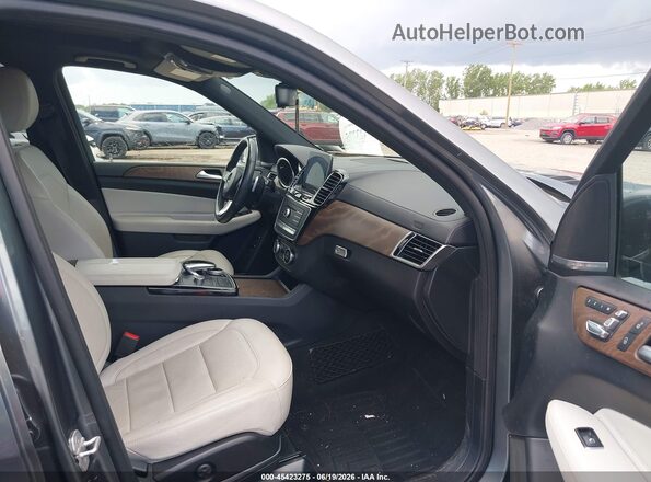4JGDF6EE3HA886114 2017 MERCEDES-BENZ GLS 450 Gray Вид салону спереду