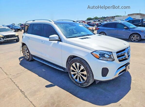 4JGDF6EE3JA996800 2018 MERCEDES-BENZ GLS Белый Передняя правая четверть