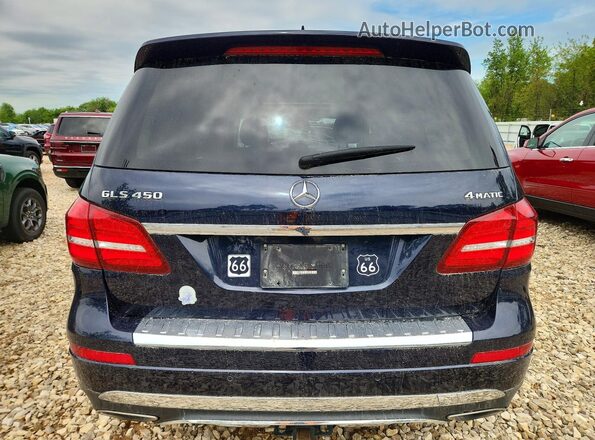 4JGDF6EE3JB027640 2018 MERCEDES-BENZ GLS Синий 