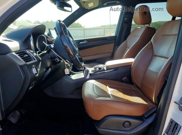 4JGDF6EE4KB239576 2019 MERCEDES-BENZ GLS Белый Вид салона спереди