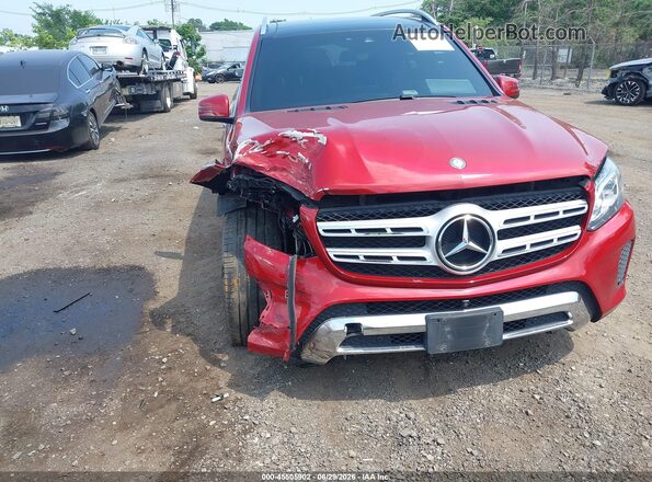 4JGDF6EE5HA779310 2017 MERCEDES-BENZ GLS 450 Red წინა ხედი