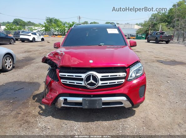 4JGDF6EE5HA779310 2017 MERCEDES-BENZ GLS 450 Red ხელსაწყოთა პანელის ხედი