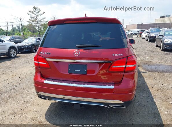 4JGDF6EE5HA779310 2017 MERCEDES-BENZ GLS 450 Red 