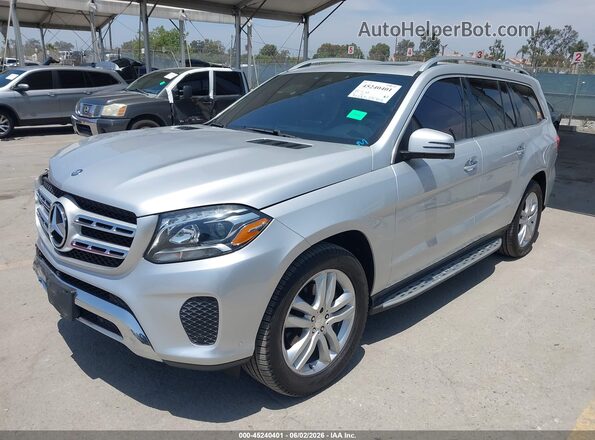 4JGDF6EE5HA821734 2017 MERCEDES-BENZ GLS 450 Silver Vista tres cuartos delantera izquierda