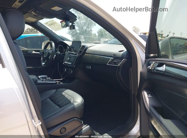 4JGDF6EE5HA821734 2017 MERCEDES-BENZ GLS 450 Silver Vista interior delantera