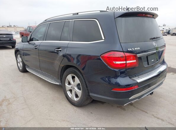 4JGDF6EE5HA954445 2017 MERCEDES-BENZ GLS 450 Dark Blue Задняя левая четверть