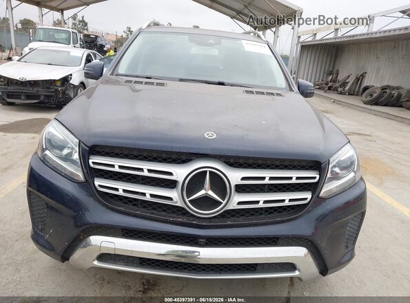 4JGDF6EE5HA954445 2017 MERCEDES-BENZ GLS 450 Dark Blue Вид задней части салона