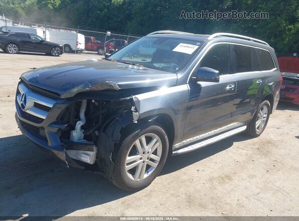4JGDF6EE6GA621802 2016 MERCEDES-BENZ GL 450 Gray Առջևի ձախ երեք քառորդ տեսարան