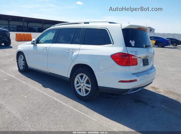 4JGDF6EE6GA662219 2016 MERCEDES-BENZ GL 450 White Rear left