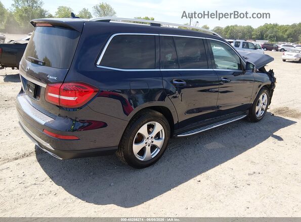 4JGDF6EE6HA770647 2017 MERCEDES-BENZ GLS 450 Blue Trasero derecho
