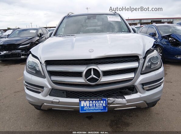 4JGDF6EE7GA701593 2016 MERCEDES-BENZ GL 450 Silver Widok z przodu
