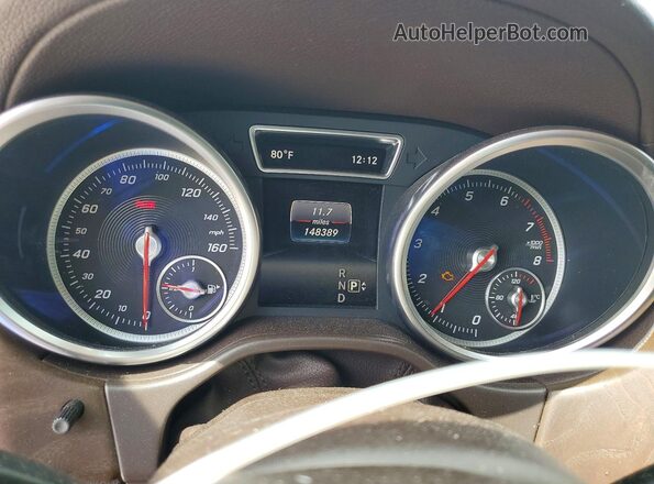 4JGDF6EE7HA744333 2017 MERCEDES-BENZ GLS Black Vista del cuadro de instrumentos