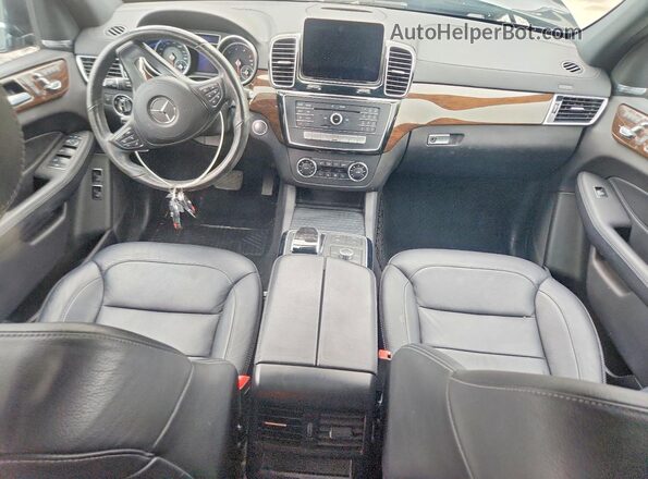 4JGDF6EE7HA768664 2017 MERCEDES-BENZ GLS Black წინა პანელის ხედი