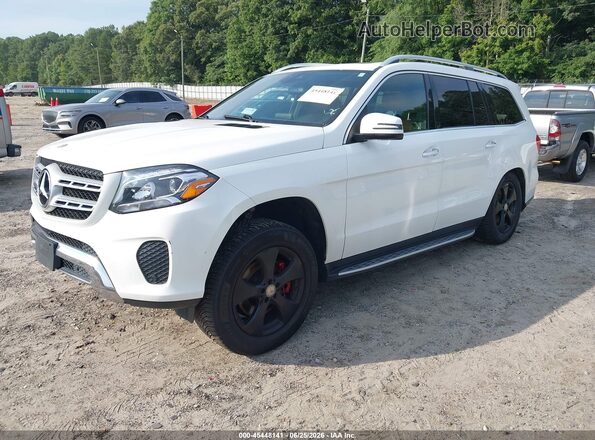 4JGDF6EE7HA941003 2017 MERCEDES-BENZ GLS 450 White Առջևի ձախ երեք քառորդ տեսարան