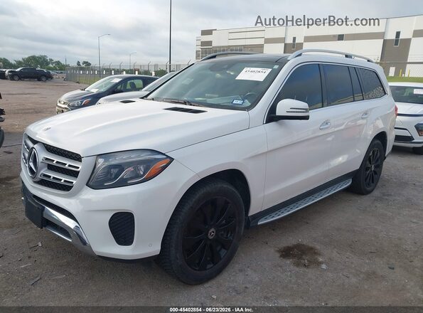 4JGDF6EE7KB236199 2019 MERCEDES-BENZ GLS 450 Белый Передняя левая четверть