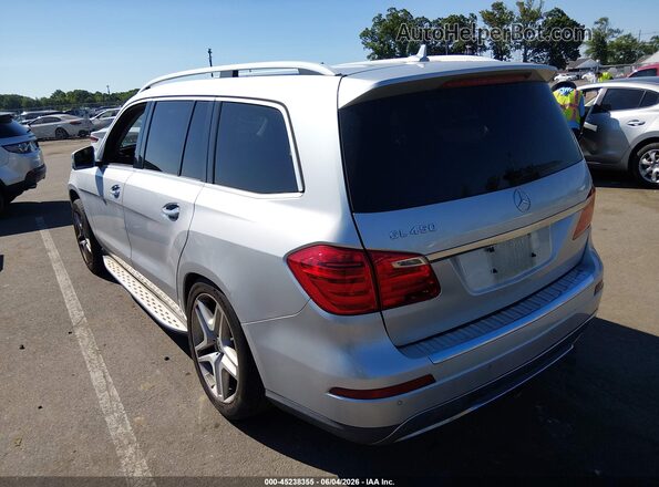 4JGDF6EE8GA678941 2016 MERCEDES-BENZ GL 450 Silver Tył lewy