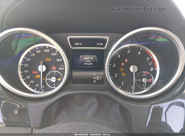 4JGDF6EE8GA678941 2016 MERCEDES-BENZ GL 450 Silver Widok tylnych siedzeń