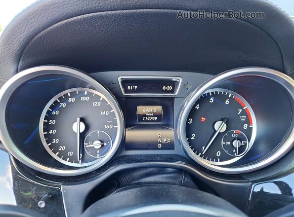 4JGDF6EE8GA701201 2016 MERCEDES-BENZ GL-CLASS Gray Widok zestawu wskaźników