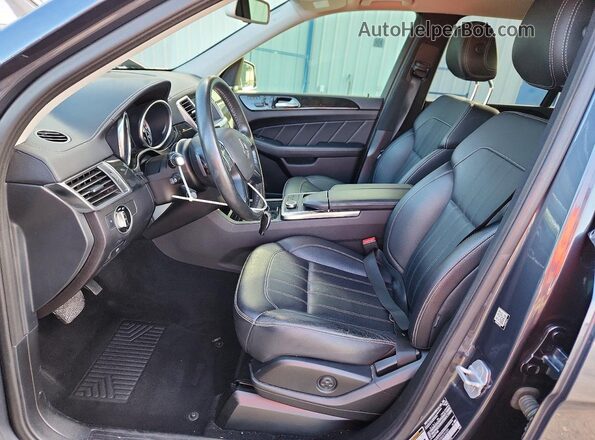 4JGDF6EE8GA701201 2016 MERCEDES-BENZ GL-CLASS Gray Widok wnętrza z przodu