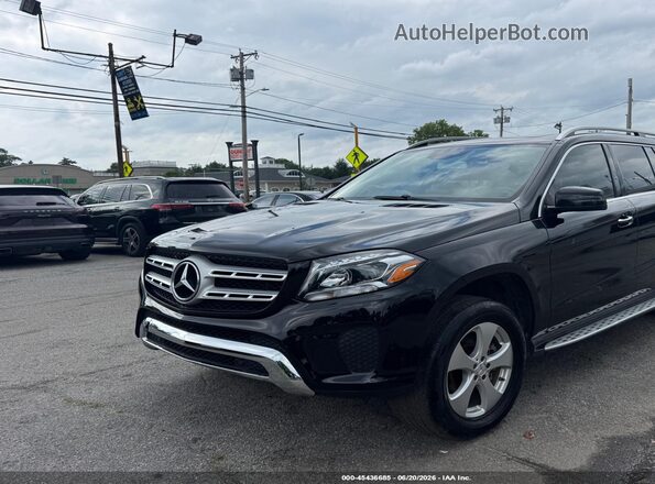 4JGDF6EE8HA770679 2017 MERCEDES-BENZ GLS 450 Черный Передняя левая четверть