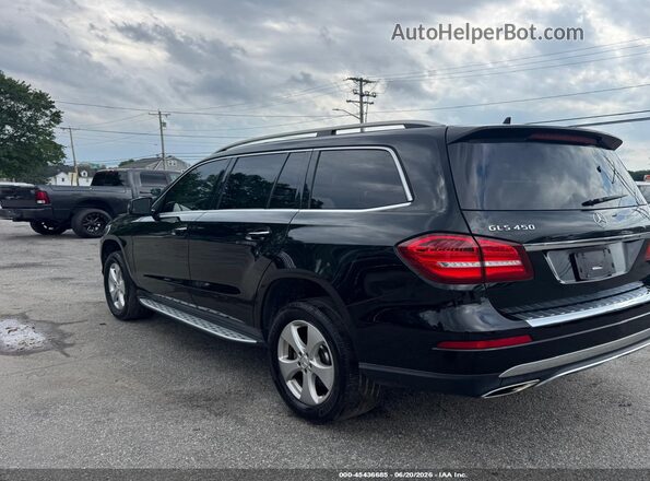 4JGDF6EE8HA770679 2017 MERCEDES-BENZ GLS 450 Черный Задняя левая четверть